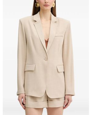 Fracomina Pocket Blazer - Natural