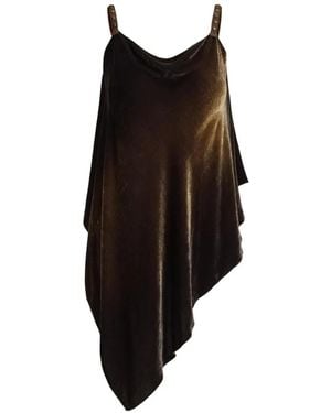 Ralph Lauren Idina Velvet Top - Black