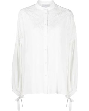 ERMANNO FIRENZE Blouse Met Knopen - Wit