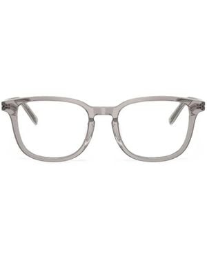 Prada Square-Frame Glasses - White