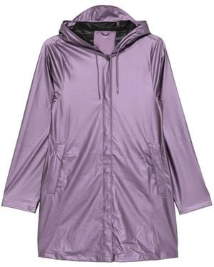 Rains A-Line W hooded jacket - Lila