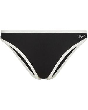 KARL LAGERFELD Slip Met Dna Kenmerkende Afwerking - Zwart