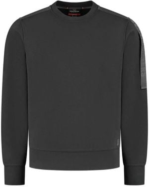 Parajumpers Crew-Neck Panelled Sweatshirt - Black
