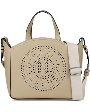 KARL LAGERFELD Small K/Circle Tote Bag - Natural