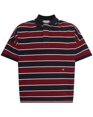 Rhude Polo A Rayas Fontaine - Rojo