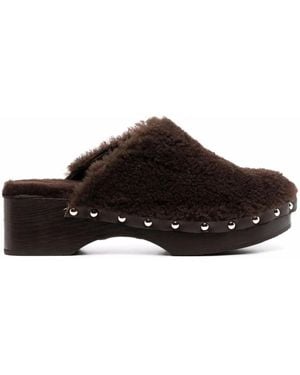 Ancient Greek Sandals 50 Mm Klompen Van Schapenleer - Bruin