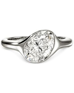 John Hardy Bague Lovestruck En Pavée De Diamants - Blanc