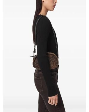 AllSaints Borsa A Tracolla Rosalie Leopardata - Nero