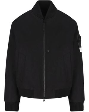 Stone Island フランネルパッチ ジャケット - ブラック