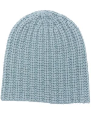 Liska Gorro De Canalé Michaela De Cachemira - Azul