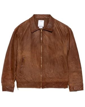 Visvim Strato Leren Jack - Bruin