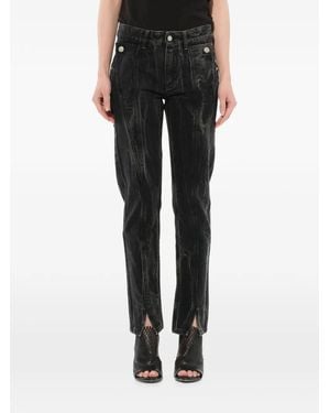 Givenchy Split-Hem Jeans - Black