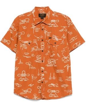 Filson Camicia Con Stampa - Arancione