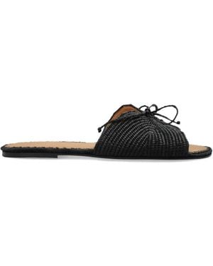 Odissi Tie-Detail Slides - White