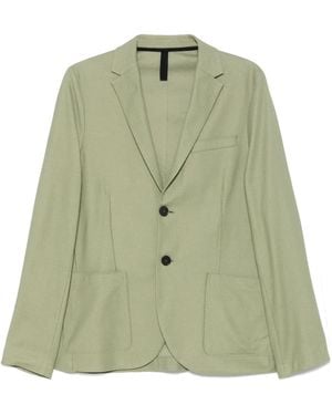 Harris Wharf London Honeycomb Blazer - Green