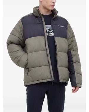 Columbia Piumino Con Design Color-Block - Grigio