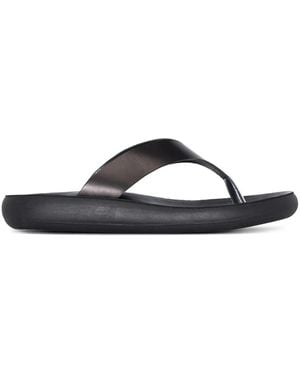 Ancient Greek Sandals Charys Leather Sandals - Black