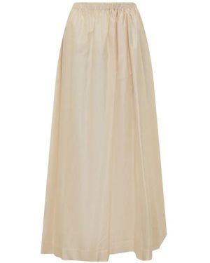 LE SULLY STUDIO Elasticated Long Skirt - White