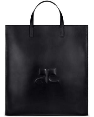 Courreges Ac Tote Bag - Black