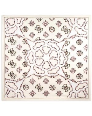 Guess Kefiah Max Scarf 130X130 - White
