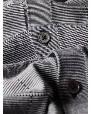 Paul Smith Checked Short-Sleeve Shirt - Grey
