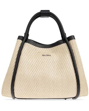 Max Mara Mini Marine Tote Bag - Natur