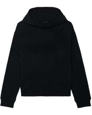 Zadig & Voltaire Sudadera de algodón con capucha - Negro