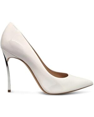 Casadei Blade Pointed-Toe Court Shoes - White