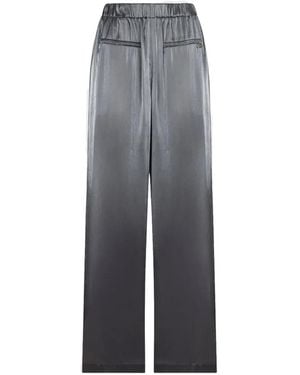 Liu Jo Laminated Flared Pants - Blue