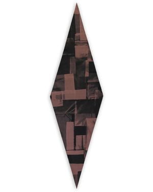 ZEGNA Abstract-Print Diamond-Shaped Scarf - Multicolour