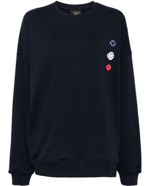 Joshua Sanders Smiley-motif Sweatshirt - Blue