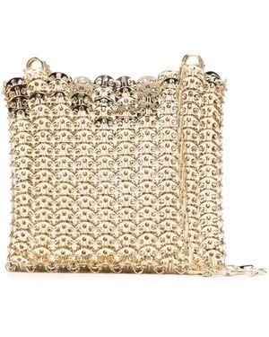 Rabanne Gold 1969 Shoulder Bag - Natural