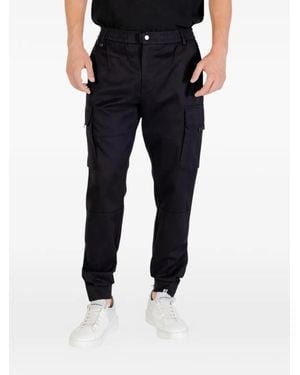 Antony Morato Elasticated-Waist Cargo Trousers - Blue