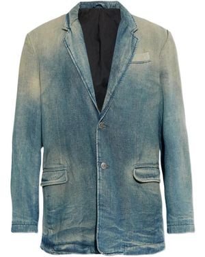 DIESEL D-Reger-D Buttoned Blazer - Blue