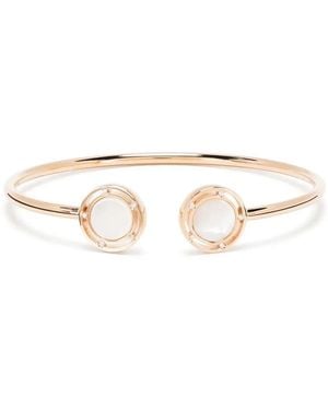 Damiani マザーオブパール ダイヤモンド カフブレスレット 18kローズゴールド - ホワイト