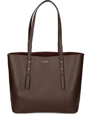 Kate Spade Leather Tote Bag - Brown