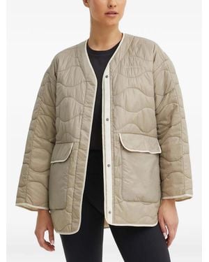 Peak Performance Quilted Pocket Jacket - Natural