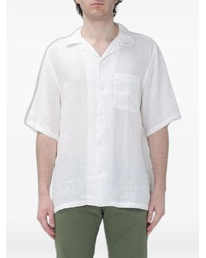 Brooksfield Short-Sleeve Shirt - White