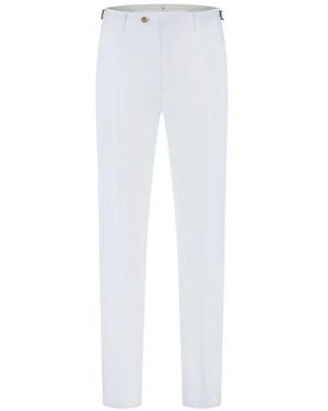 Berwich Button Fastening Regular Trousers - White