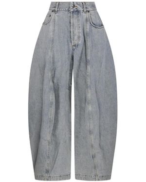 LAMRONS Barrel-leg Jeans - Gray