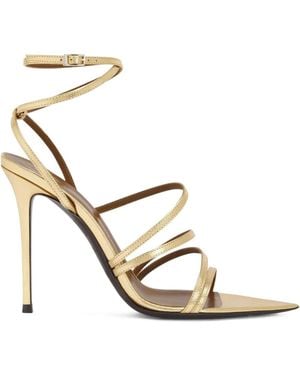 Giuseppe Zanotti 105Mm Intriigo Claire Sandals - Metallic