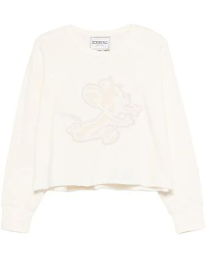 Iceberg X Tom Jerry Sweatshirt - White