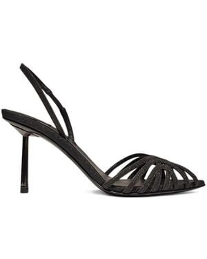 Le Silla Strappy Heeled Sandals - Metallic