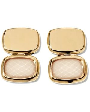 Ivi Pendientes Toy Drops cuadrados - Neutro