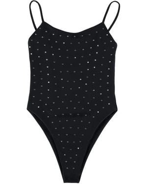 Swim By Di Badeanzug Mit Kristallen - Schwarz