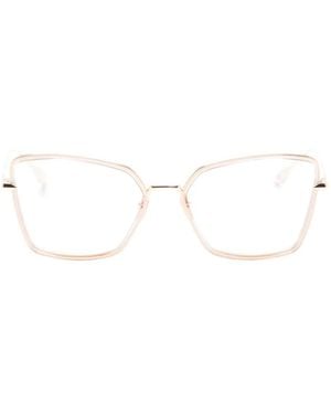 Dita Eyewear Behcka Square-Frame Glasses - Natural