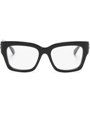 Balenciaga Occhiali Con Placca Logo - Nero