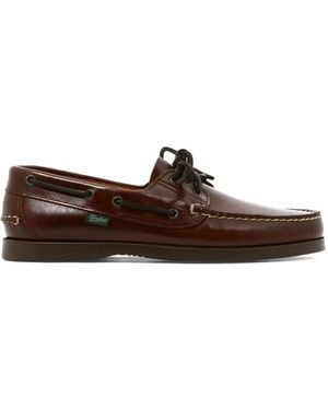 Paraboot Lace-Up Boat Shoes - Brown