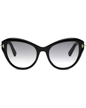 Tom Ford Leigh サングラス - ブラウン