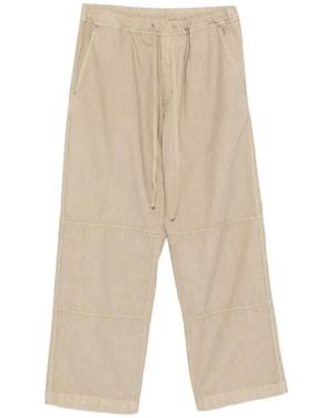 Haikure Drawstring-Waistband Trousers - White